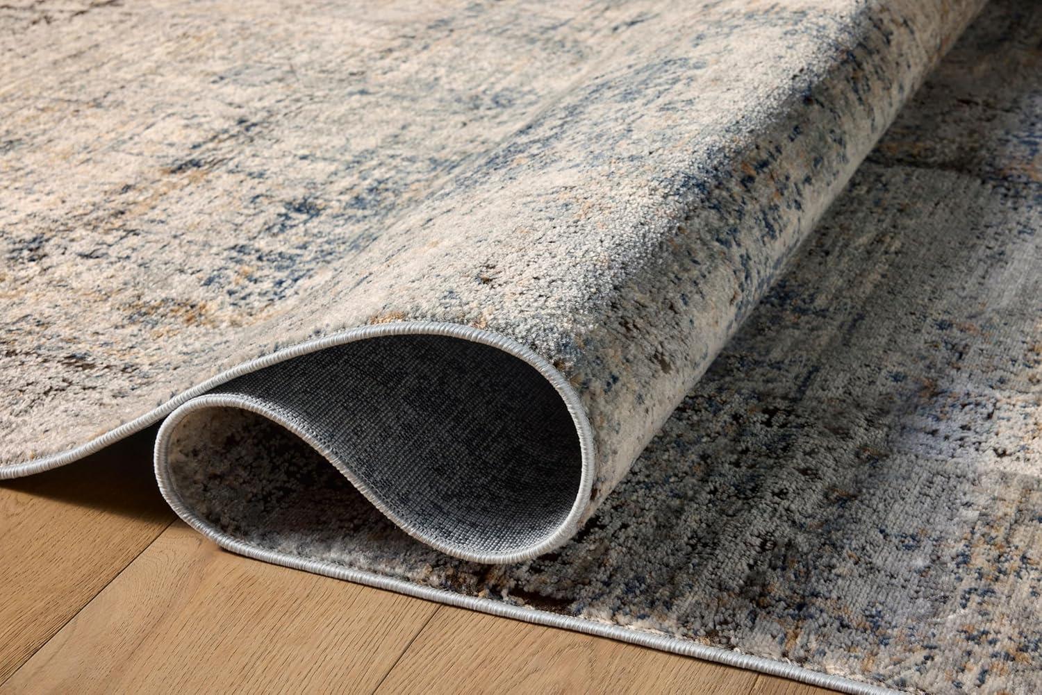 Loloi Teagan Denim / Slate 2'-8" x 7'-6" Runner Rug