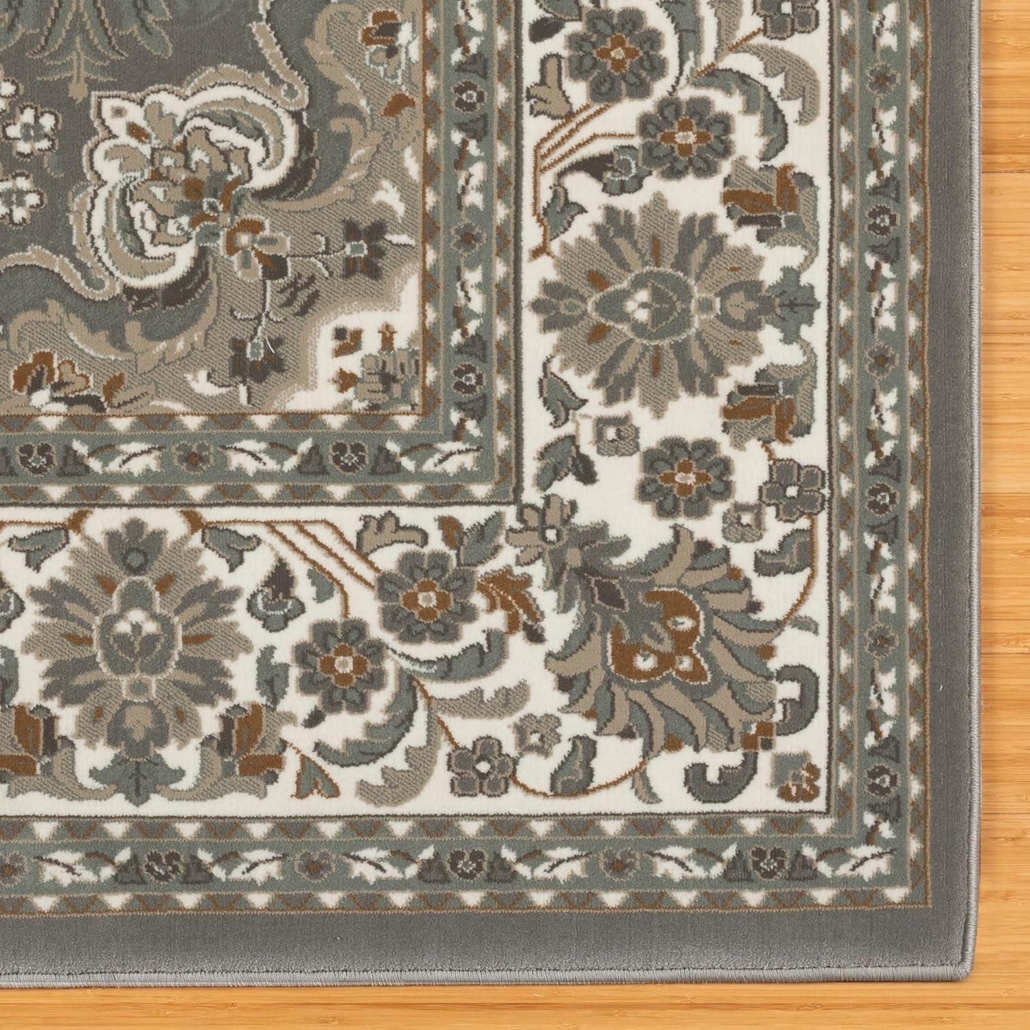 Gertmenian Majestic Vernon Traditional Oriental Floral Wide Border Area Rug