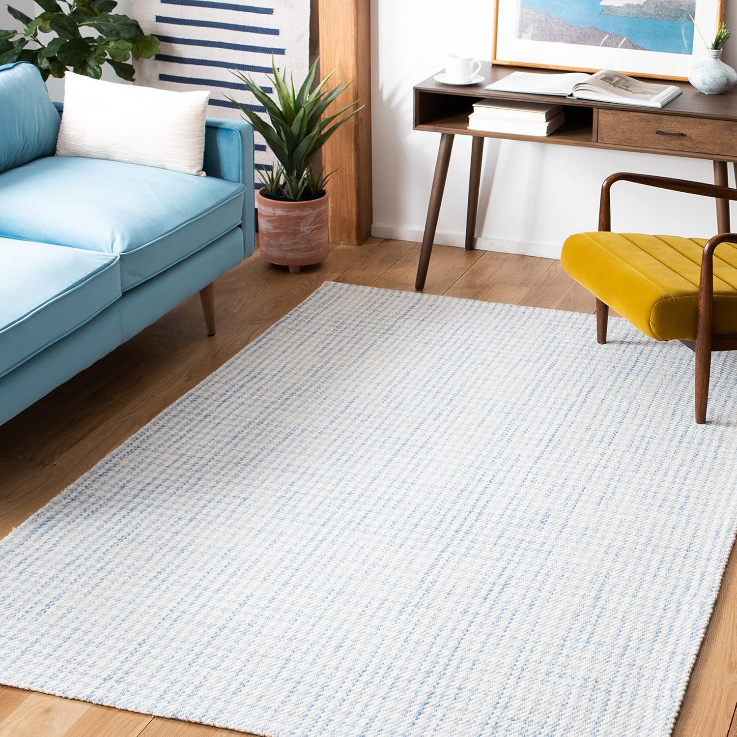Marbella MRB319 Hand Woven Indoor Accent Rug - Black/Ivory - 3'x5' - Safavieh