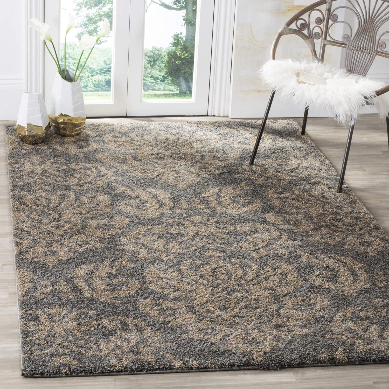 Florida Shag SG460 Power Loomed Area Rug  - Safavieh