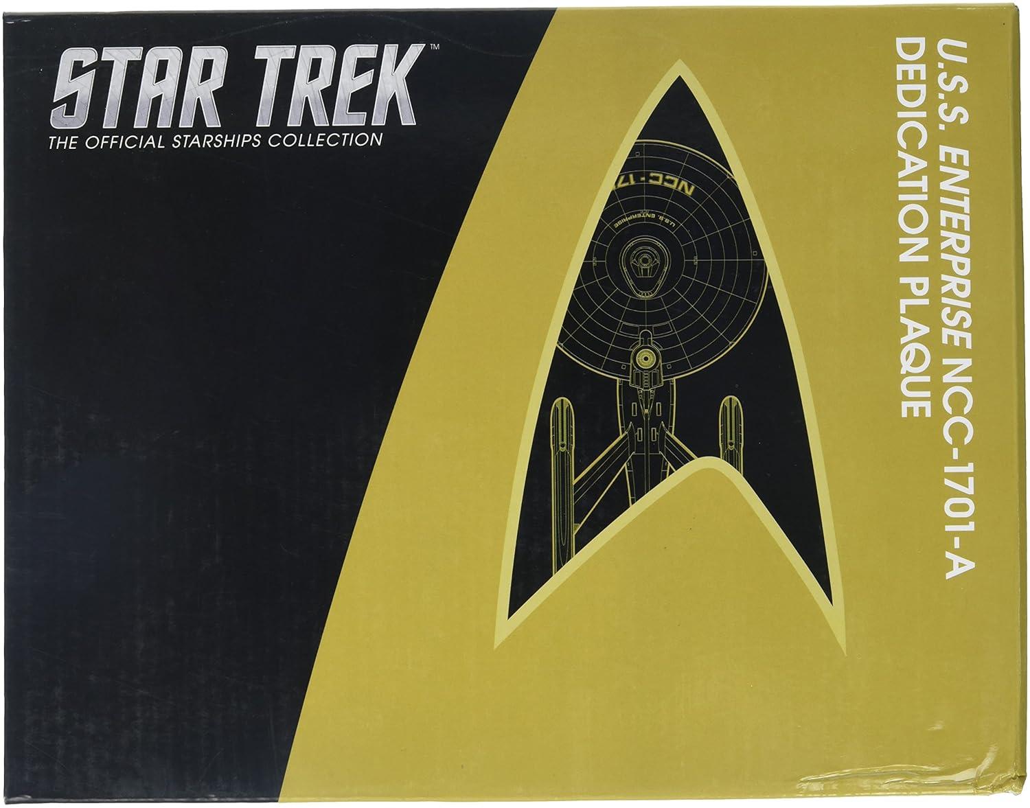 Eaglemoss Collections Star Trek Discovery USS Enterprise NCC-1701-A Dedication Plaque Replica
