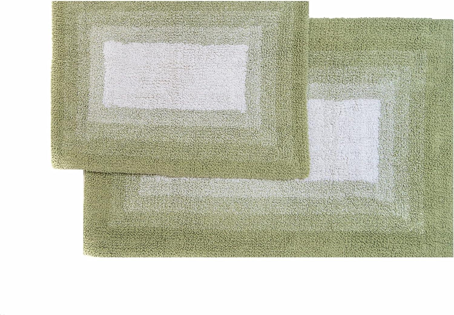 2pc Whitney Ombre Reversible Bath Rug Set - Chesapeake