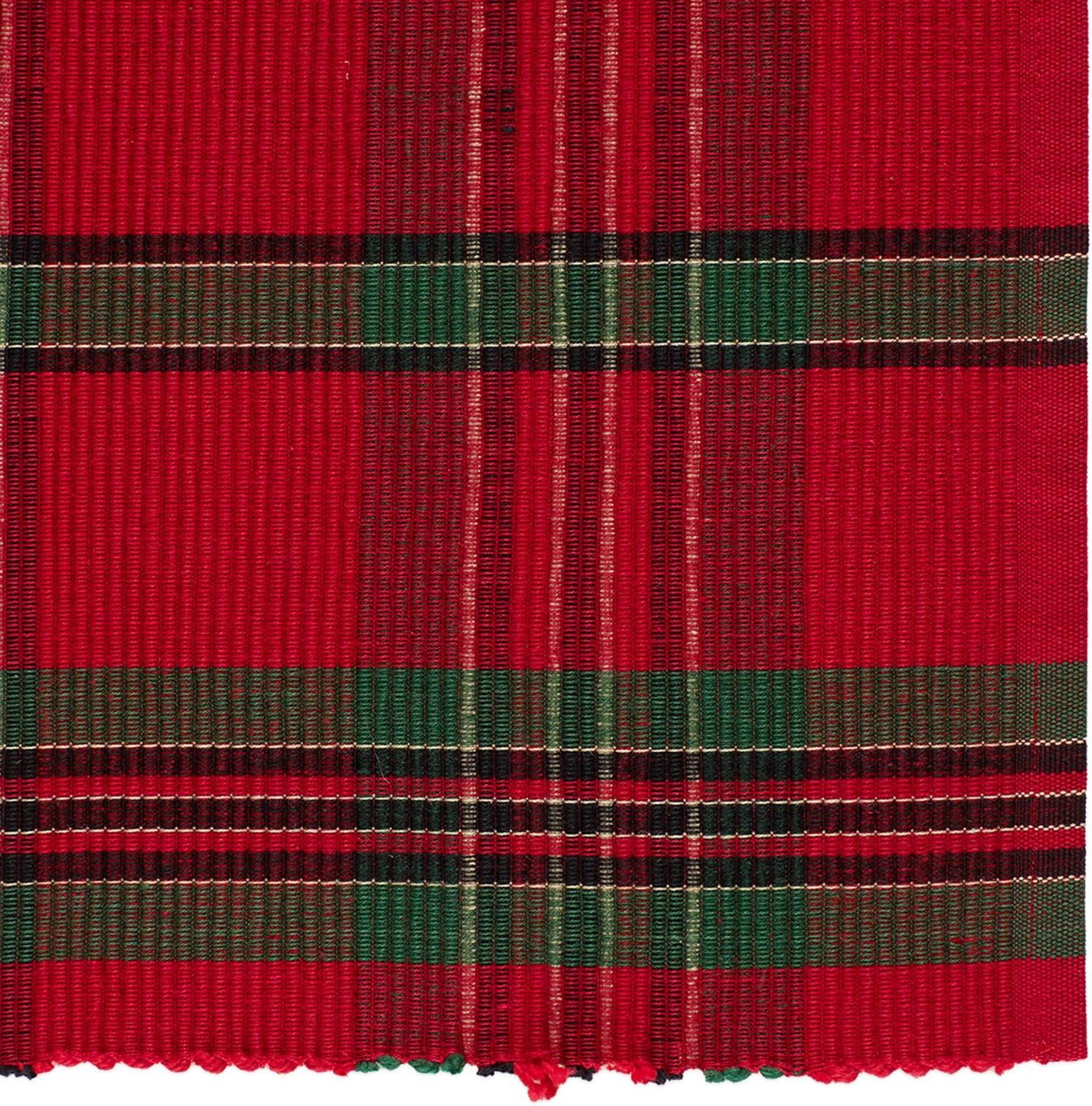 Design Imports Holiday Plaid Placemats, Set of 6