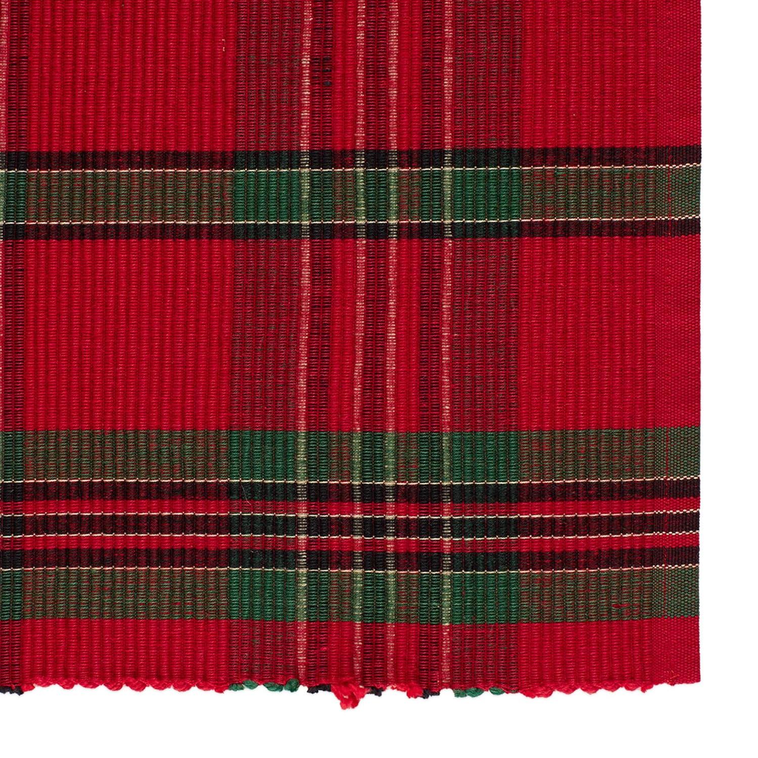 The Holiday Aisle® Valliere Cotton Plaid Rectangle Placemat (Set of 6)