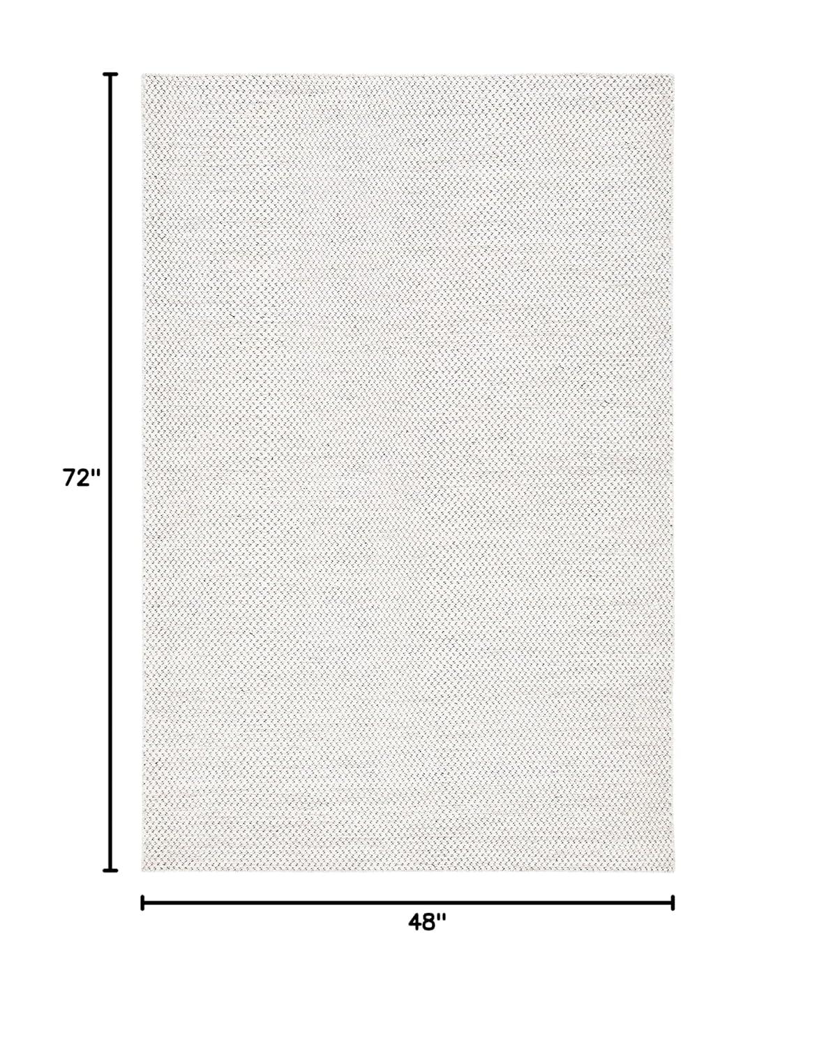 Kilim KLM375 Flat Weave Area Rug - Ivory - 4'x6' - Safavieh