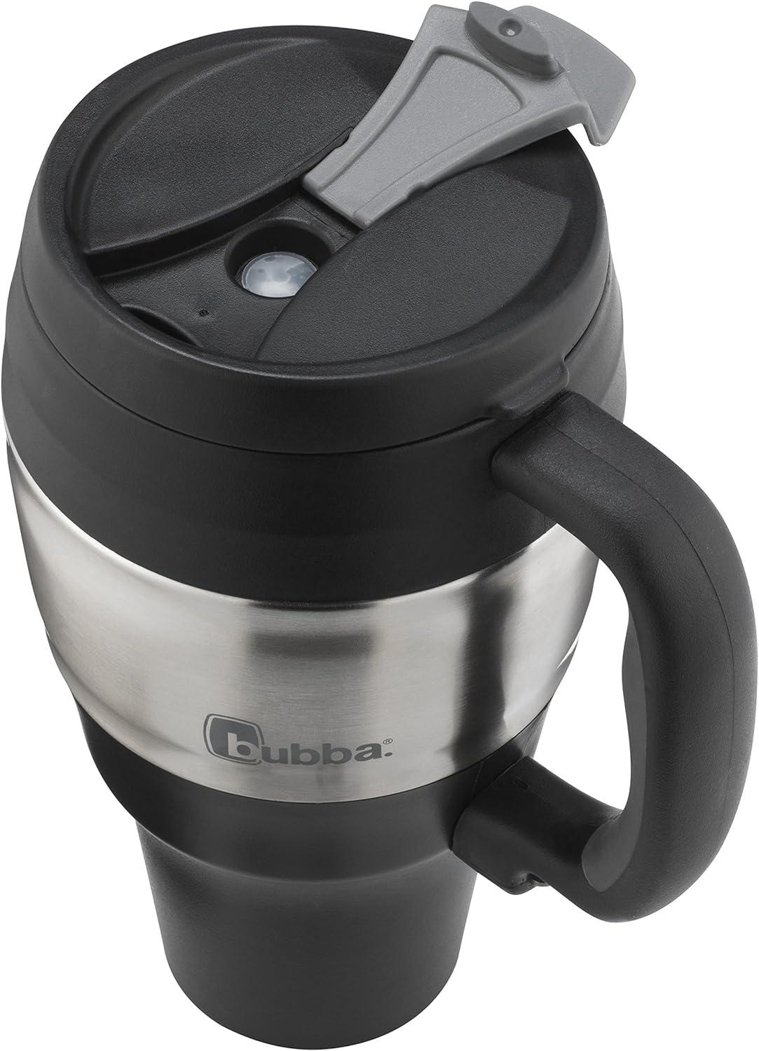 bubba Classic Stainless Steel Mug with Handle Black, 34 fl oz.