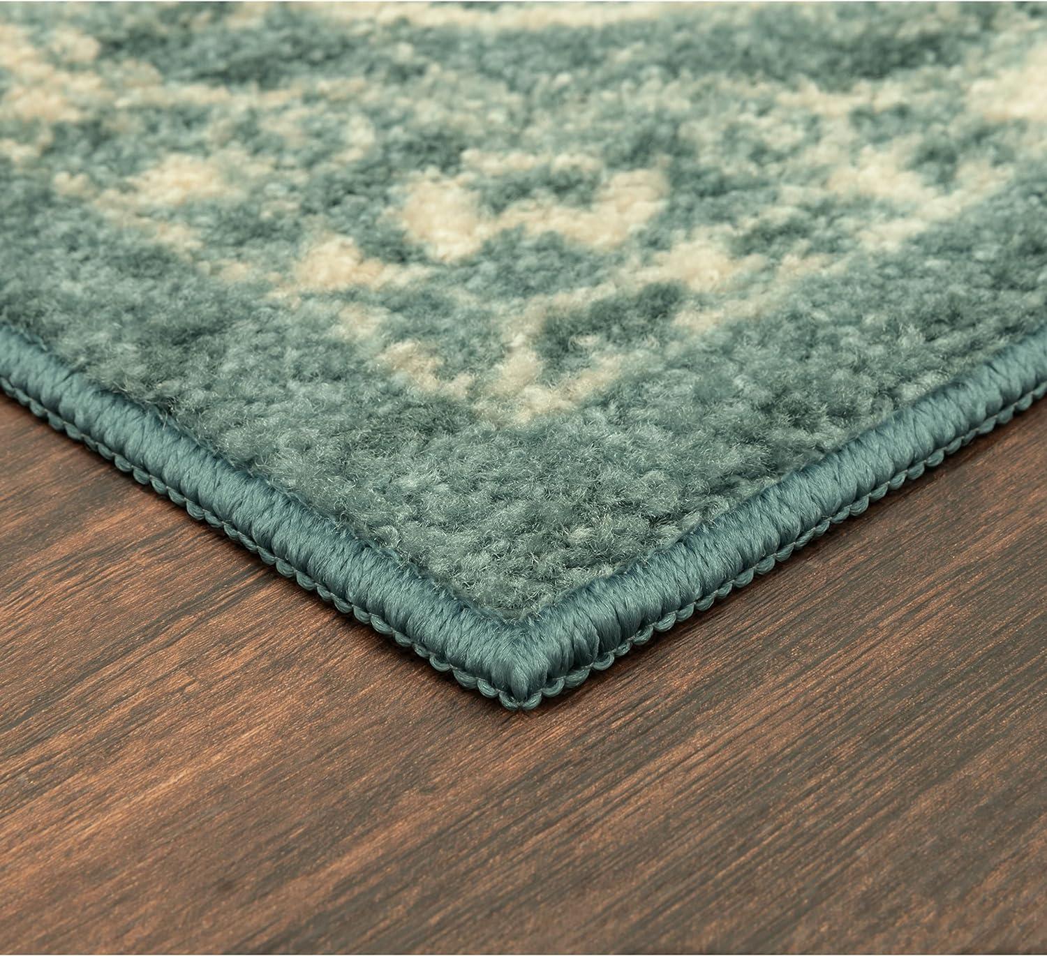 Dreyfuss Light Spa/Turquoise/Ivory Rug