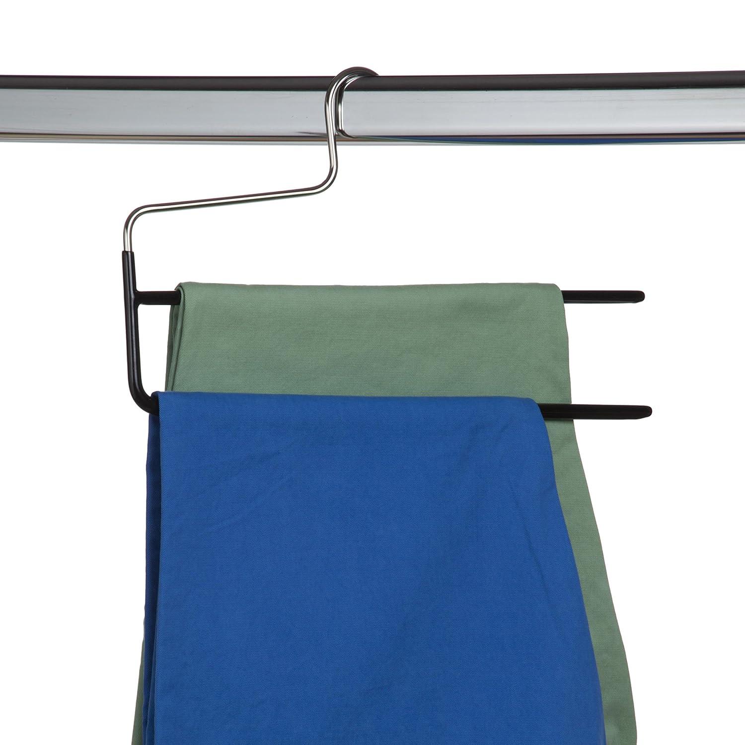 Mawa Metal Non-Slip Standard Hanger for Skirt/Pants (Set of 5)