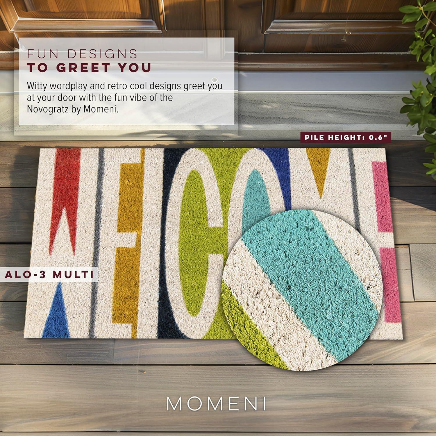Momeni Novogratz Aloha ALO14 Multi Hello Sunshine 1''6" X 2''6"