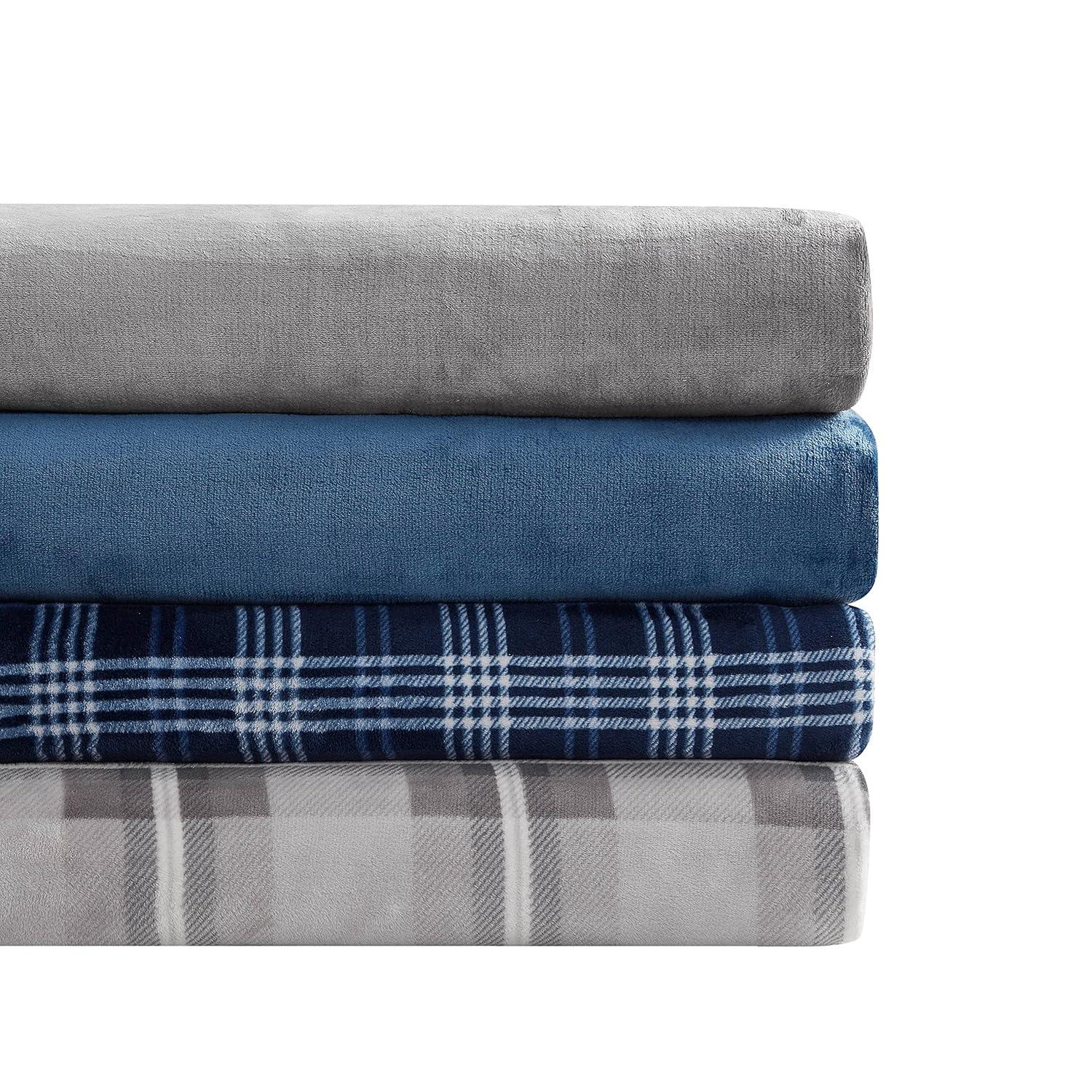 Nautica Printed Ultra Soft Plush Printed Fleece Blanket