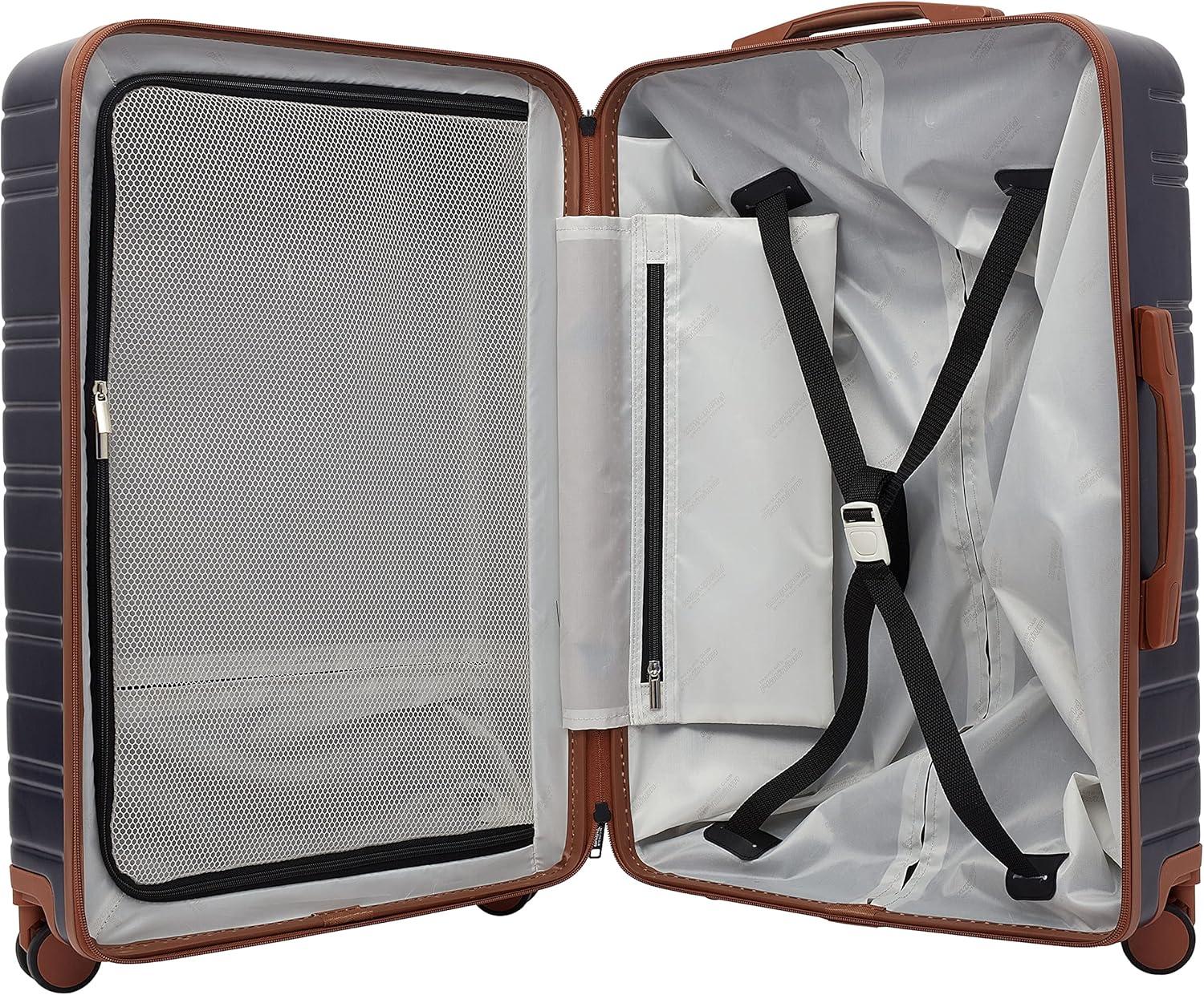 Travelers Club 2PC Navigate Luggage Set, Navy Blue, 20" Carry-On