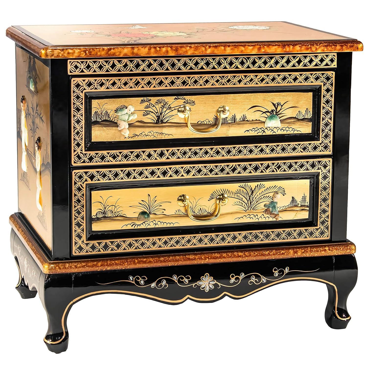 Bloomsbury Market Abigaelle Solid Wood Accent Chest