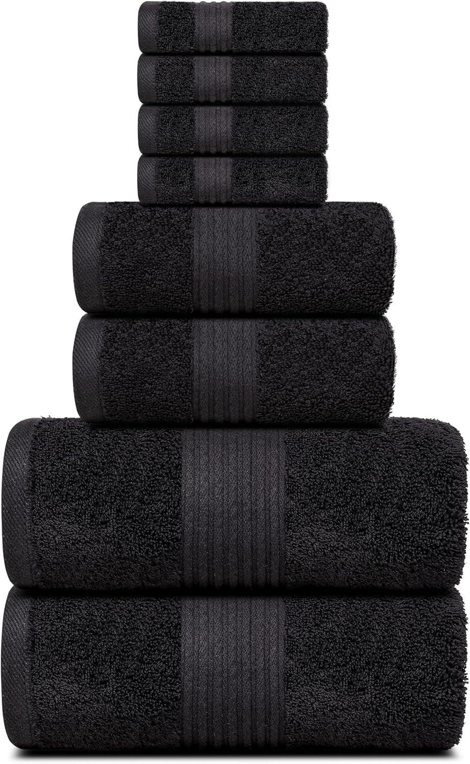 Madison Park Signature 800GSM Ultra-Soft 100% Cotton Absorbent Towel Set