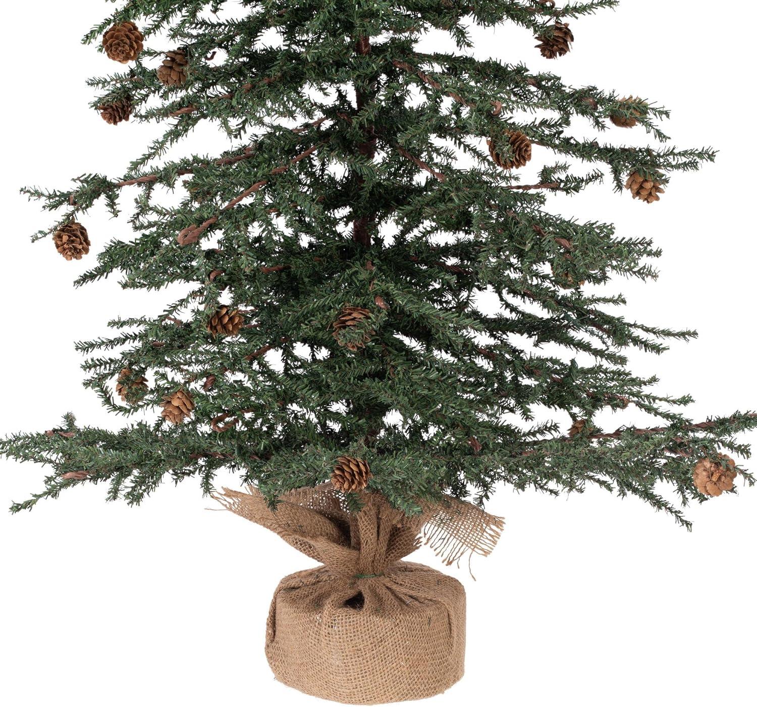 Vickerman Carmel Pine Artificial Christmas Tabletop Tree