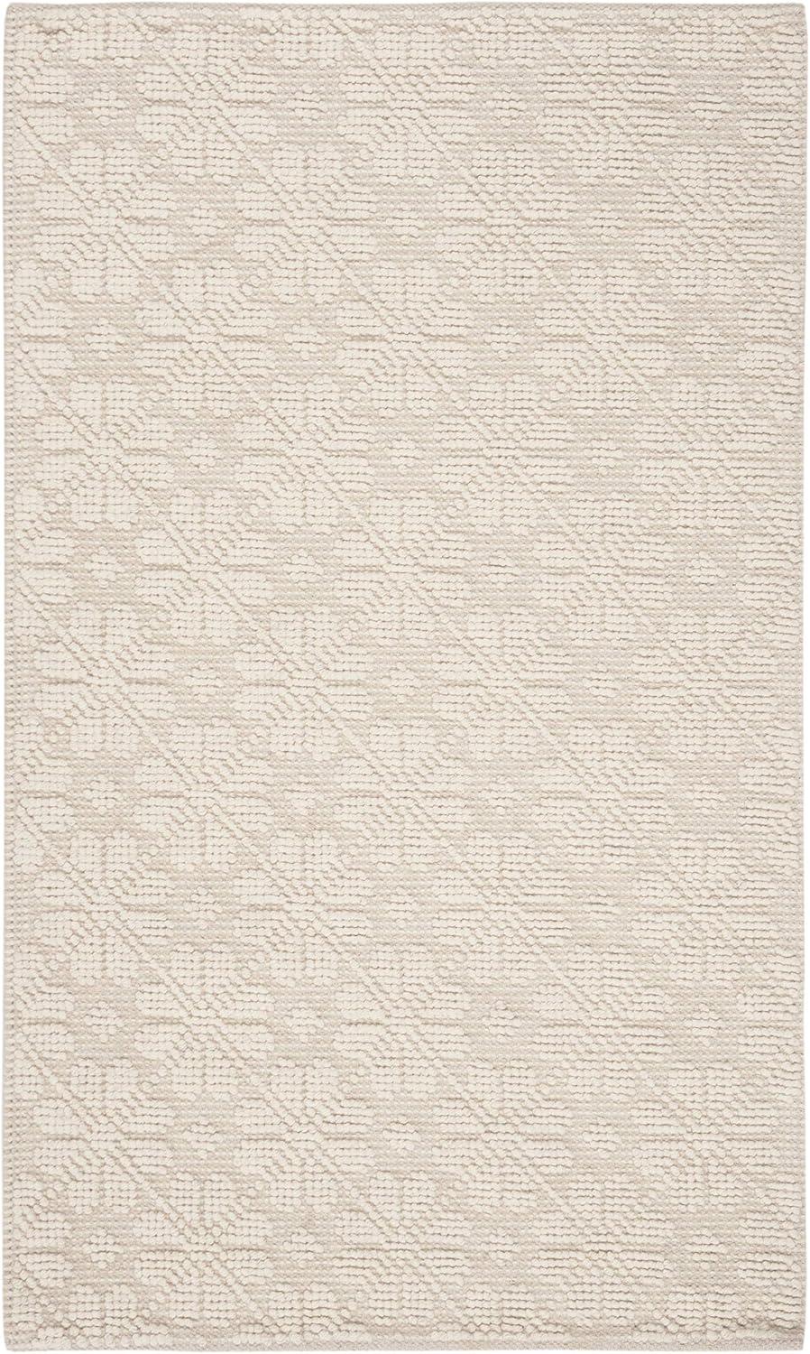 SAFAVIEH Vermont Orval Geometric Floral Wool Area Rug, Ivory, 2'3" x 4'