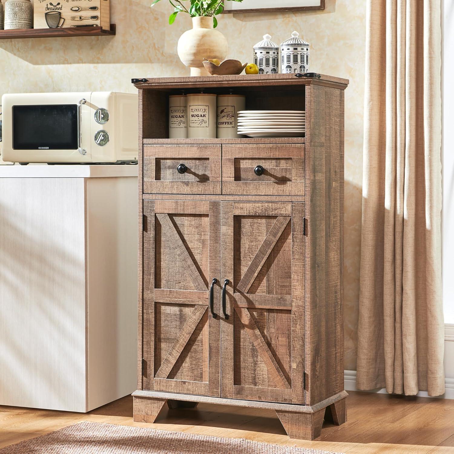 Rosalind Wheeler Bathroom Floor Cabinet, 24 Inch Wide Bathroom Cabinet