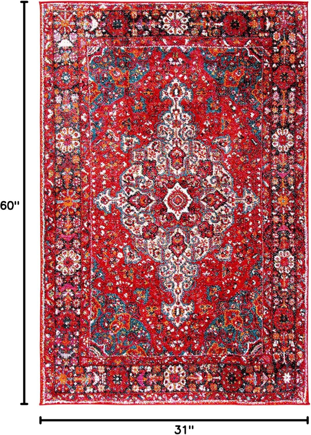 Vintage Hamadan VTH222 Power Loomed Area Rug  - Safavieh