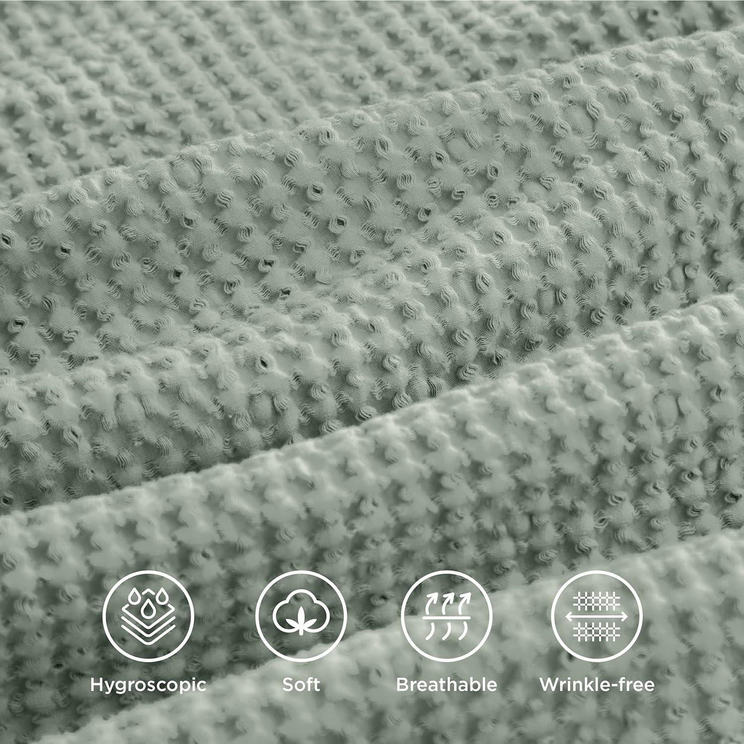 Bedsure Bedsure 100% Cotton Waffle Weave Duvet Cover