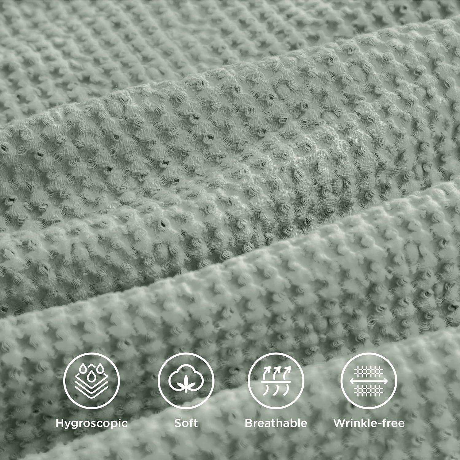 Bedsure Bedsure 100% Cotton Waffle Weave Duvet Cover