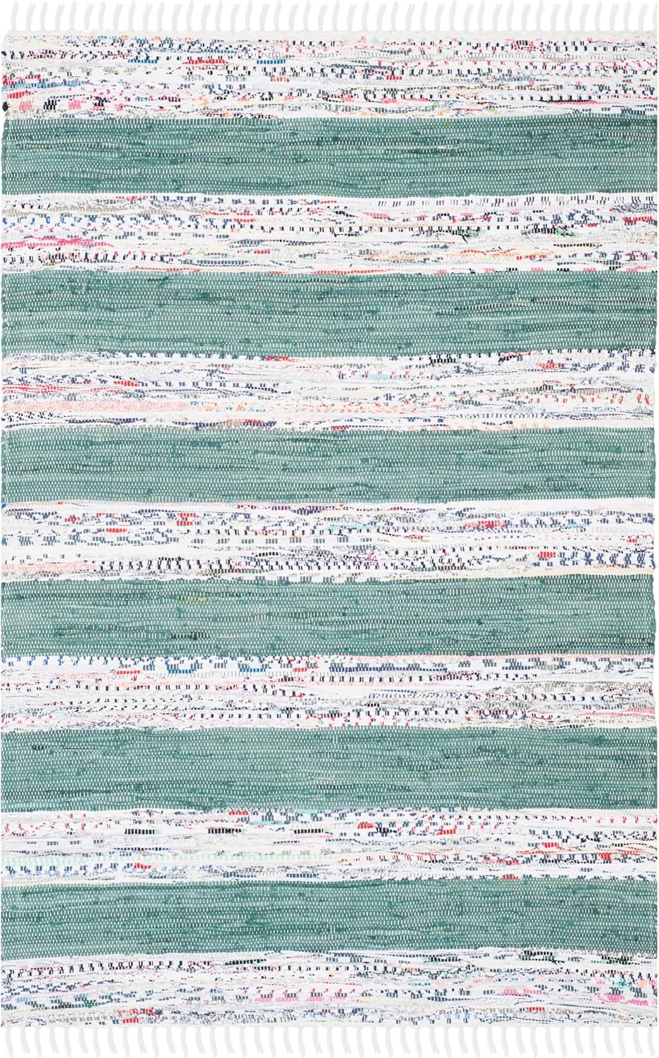 Montauk MTK720 Hand Woven Area Rug - Ivory/Charcoal - 5'x7' - Safavieh.