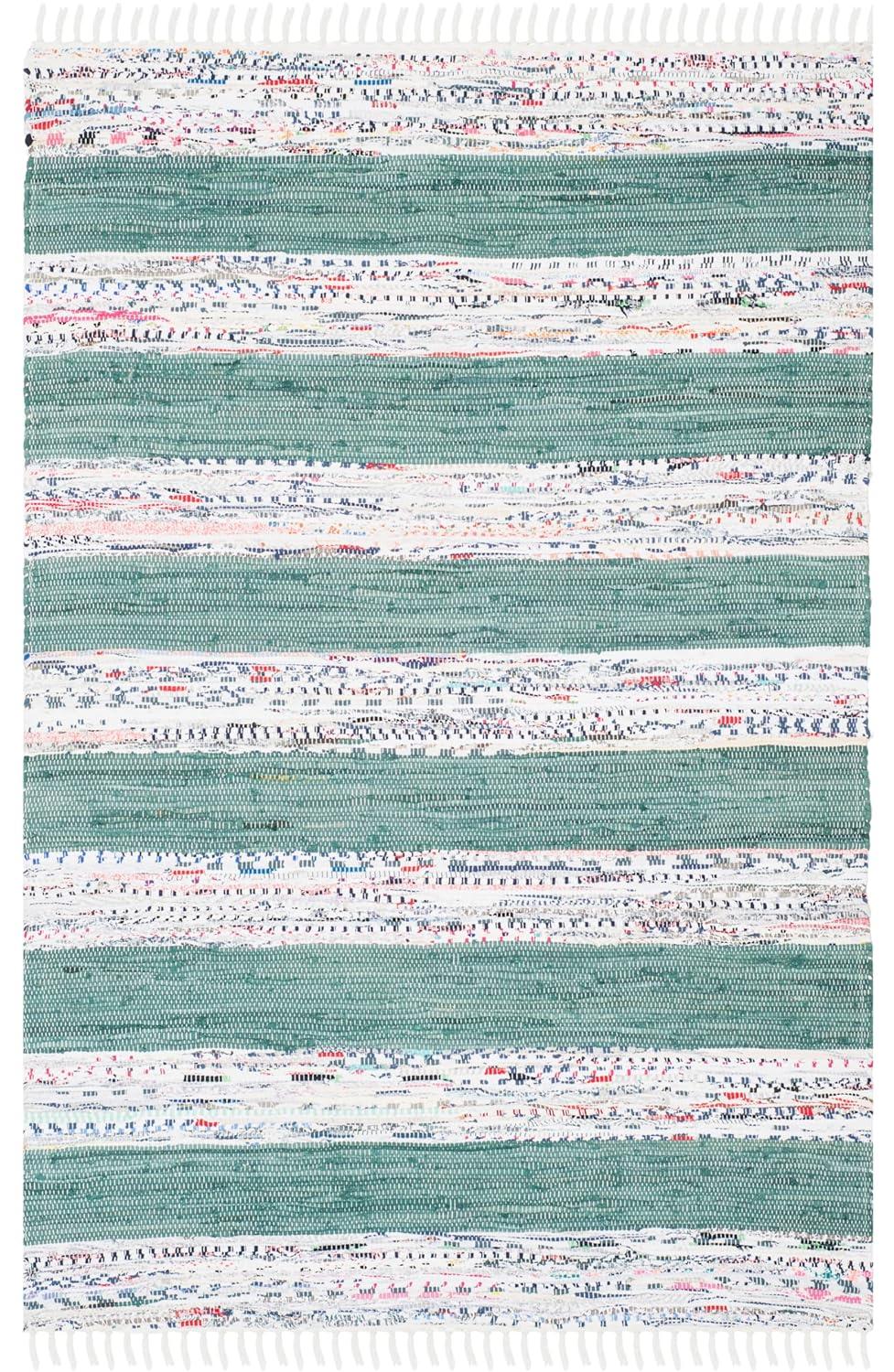 Montauk MTK720 Hand Woven Area Rug - Ivory/Charcoal - 5'x7' - Safavieh.