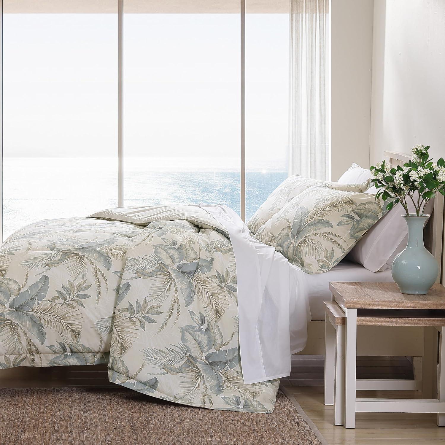 Tommy Bahama Bakers Bluff Blue Cotton Comforter Set