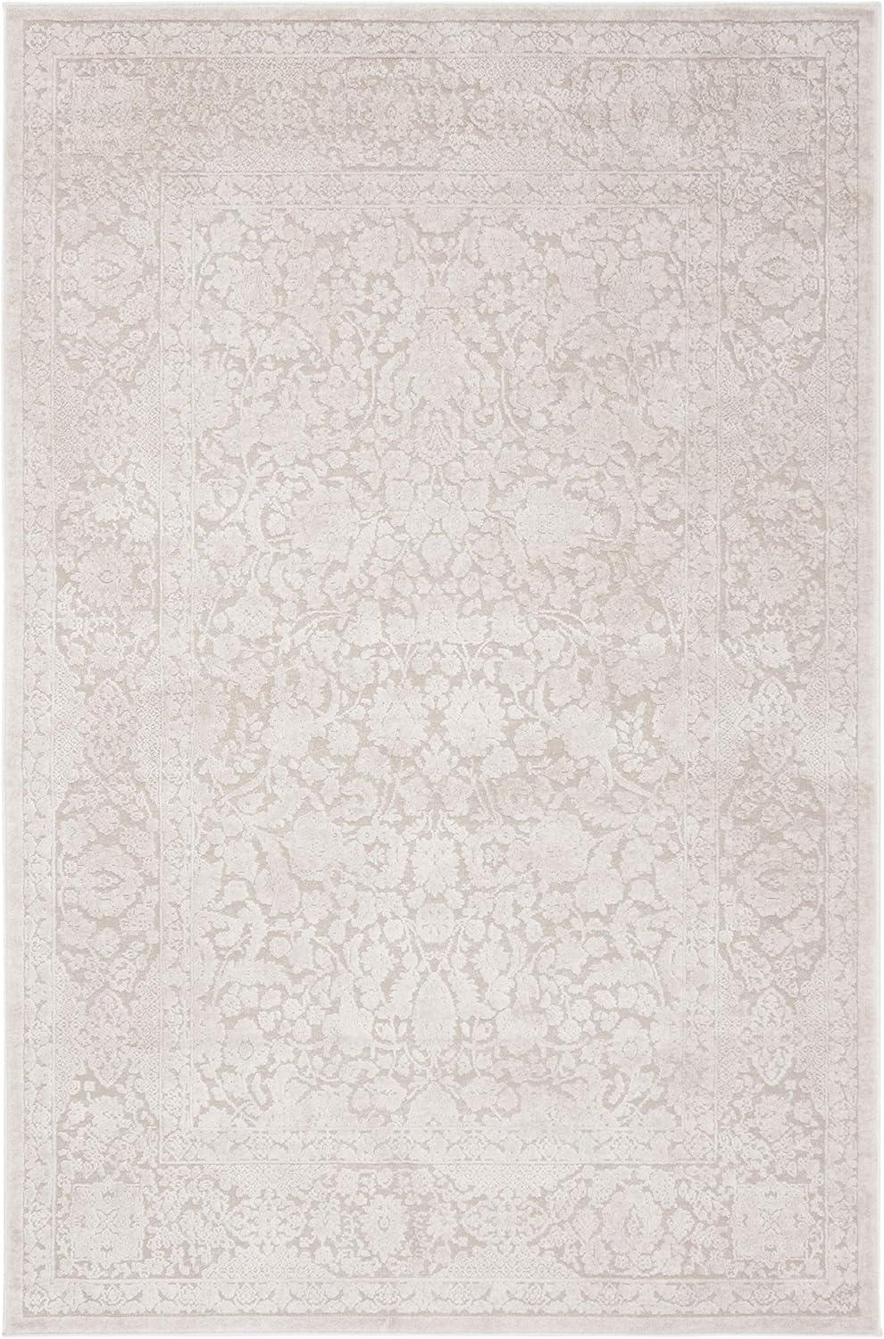Reflection RFT667 Power Loomed Area Rug - Creme/Ivory - 4'x6' - Safavieh.