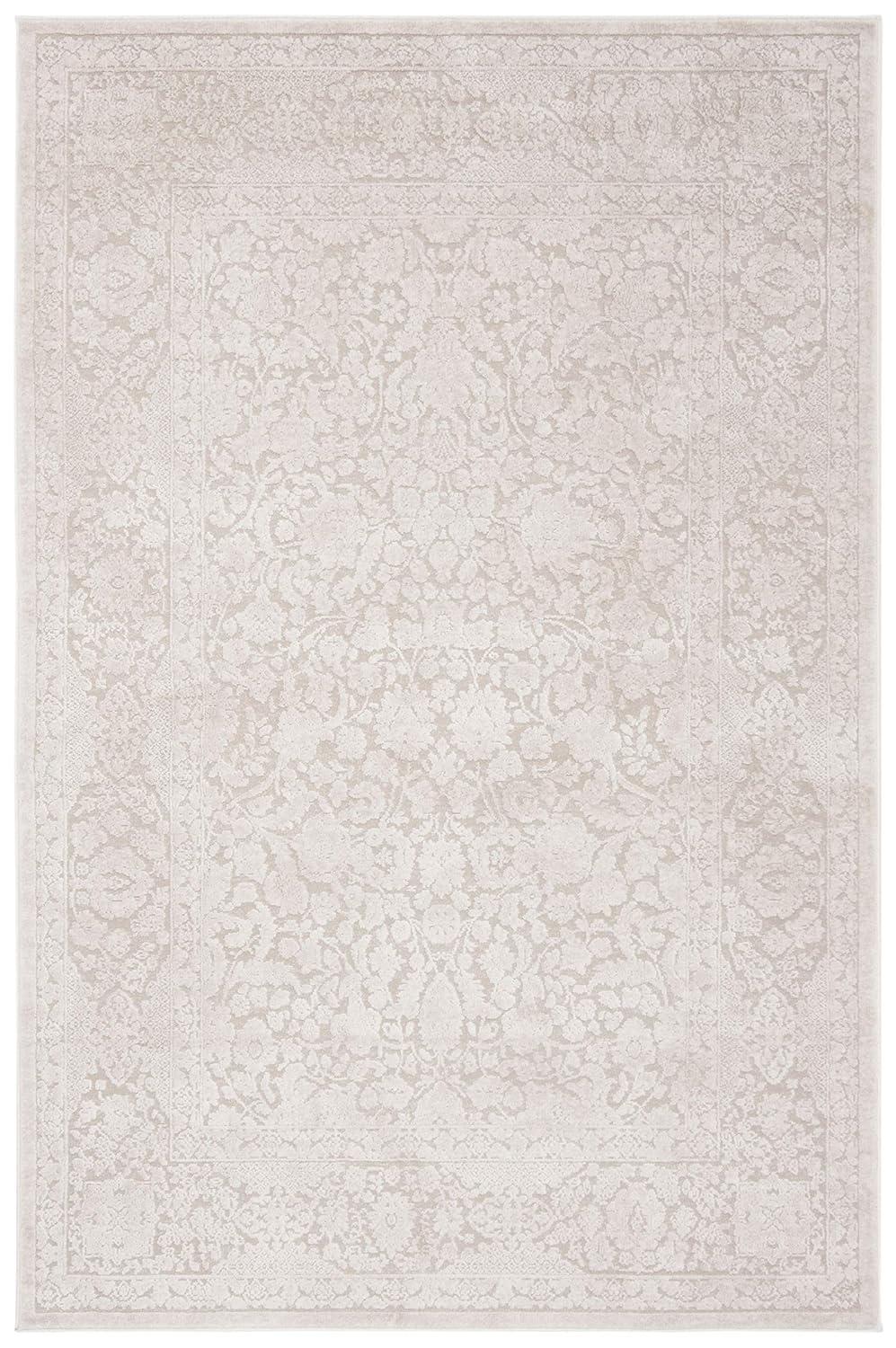 Reflection RFT667 Power Loomed Area Rug - Creme/Ivory - 4'x6' - Safavieh.