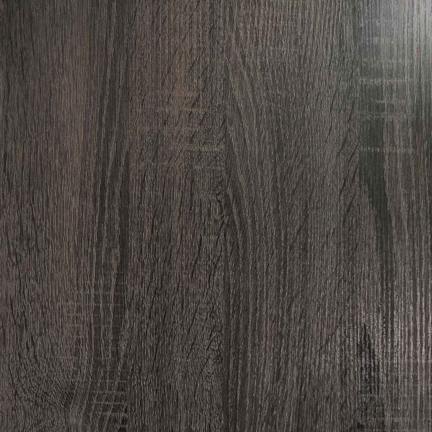 Walker Edison Open Storage TV Stand for TVs up to 65", Charcoal