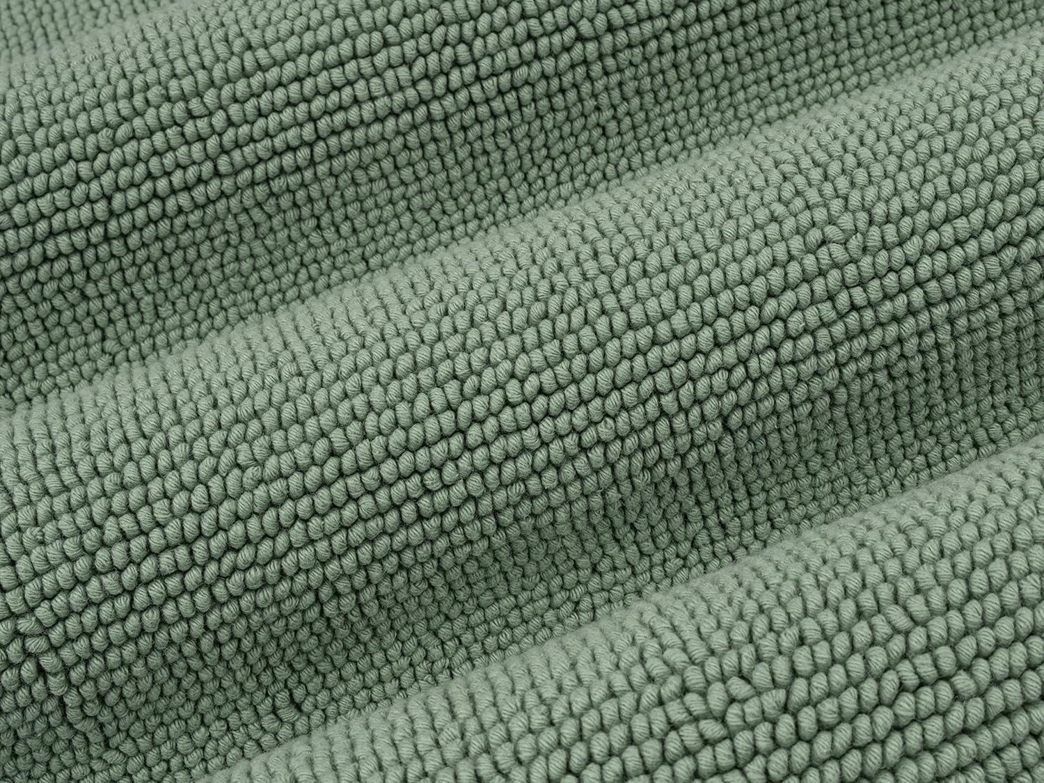 American Soft Linen 100% Cotton Turkish Bath Mat Rugs, Slip Resistant Bottom Base Bath Mats for Bathroom
