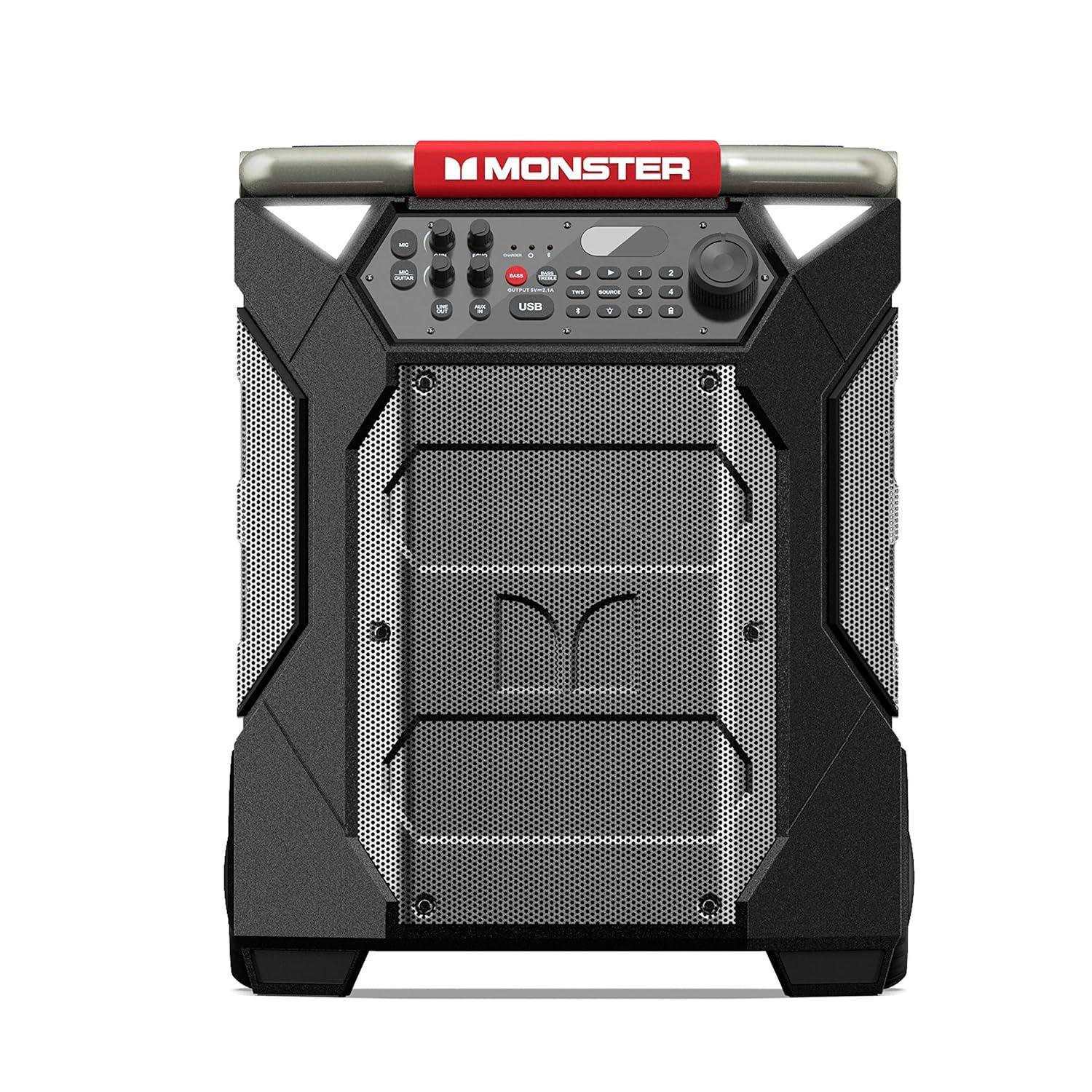 Monster MNRR270 Rockin' Roller 270 Portable Indoor/Outdoor Wireless Speaker - Black