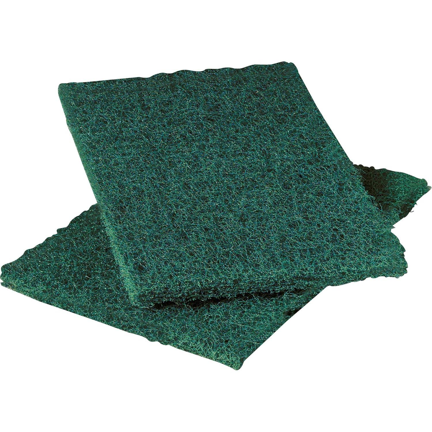 Scotch-Brite PROFESSIONAL Heavy-Duty Scouring Pad 86, 6 x 9, Green, Dozen