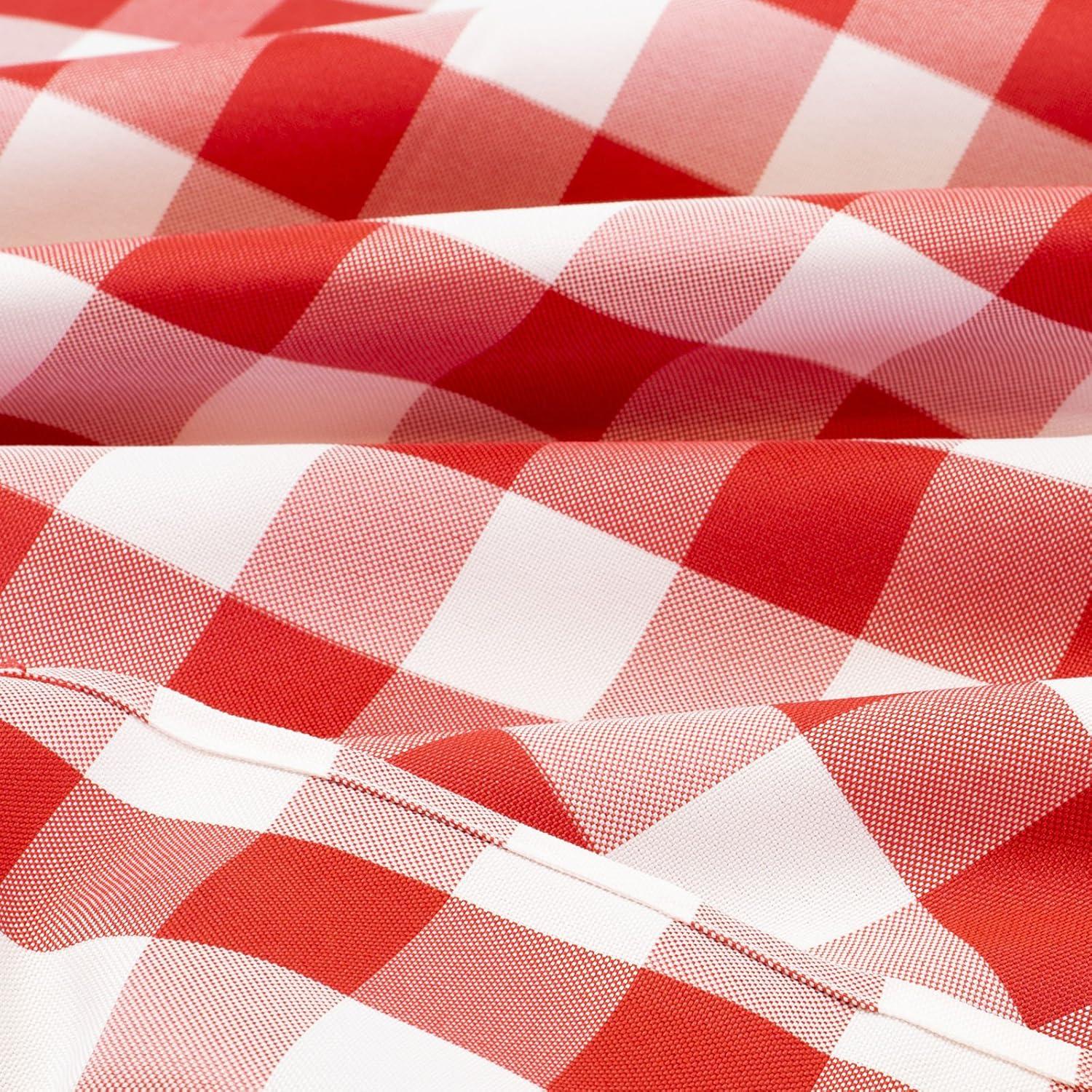 Lann's Linens Rectangular Checkered Tablecloth