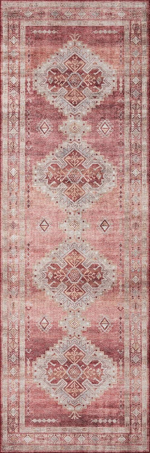 Loloi II Heidi Collection HEI-03 Sunset / Natural, Southwestern Area Rug 5'-0" x 7'-6"