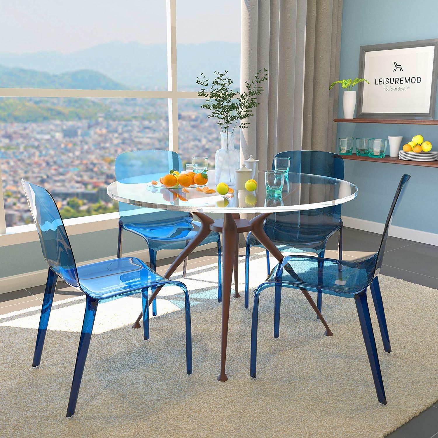 LeisureMod Murray Modern Plastic Dining Chair