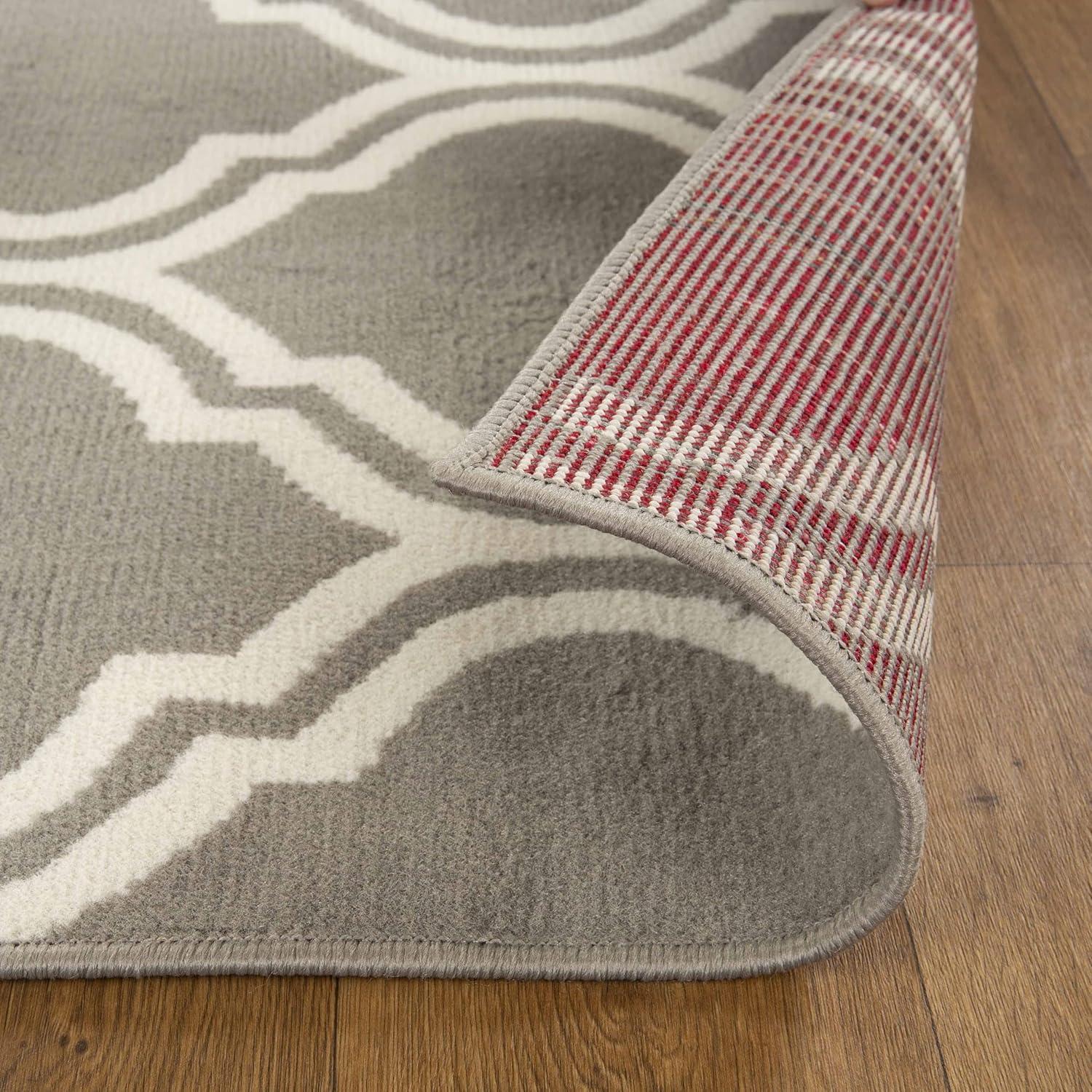 Impressions Geometric Ornamental Trellis Area Rug, 5' x 5'
