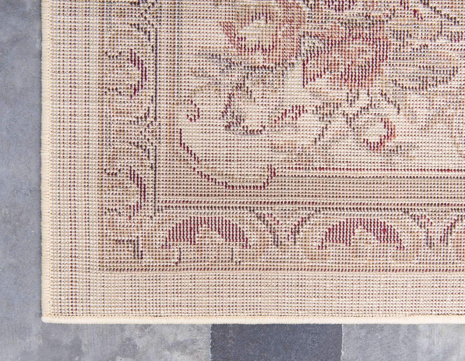 Unique Loom Versailles Collection Area Rug - Henry (10'  x 13' 1" Rectangle Cream/Green)