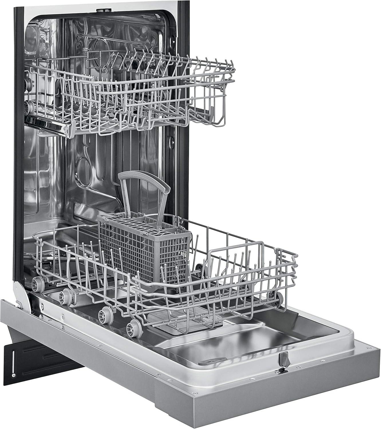 Frigidaire Frigidaire Series 18" 52 dBA Built-in Full Console Dishwasher with Cycle Status Indicators FFBD1831US