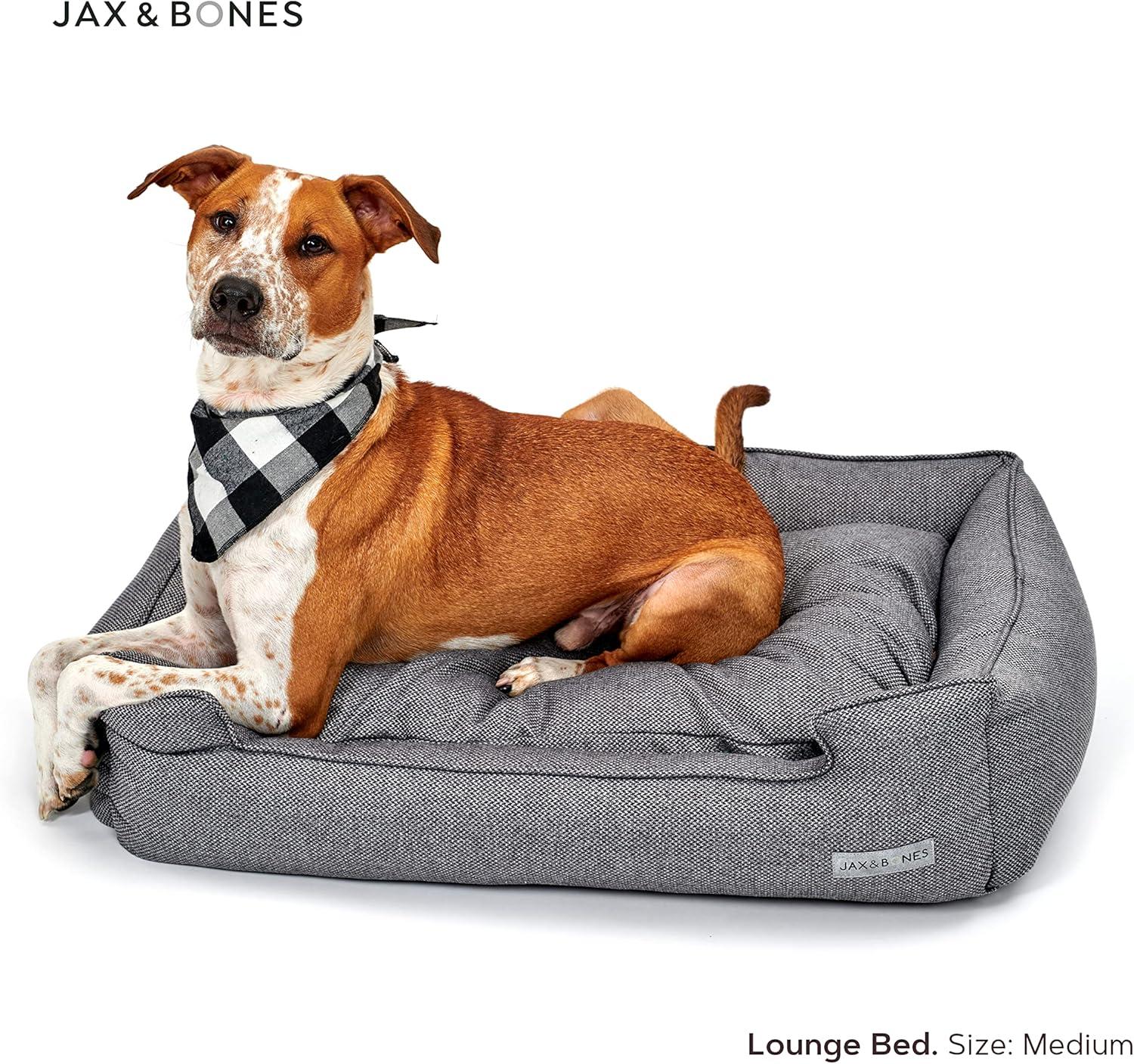 Jax & Bones Striped Polyester Pet Bed