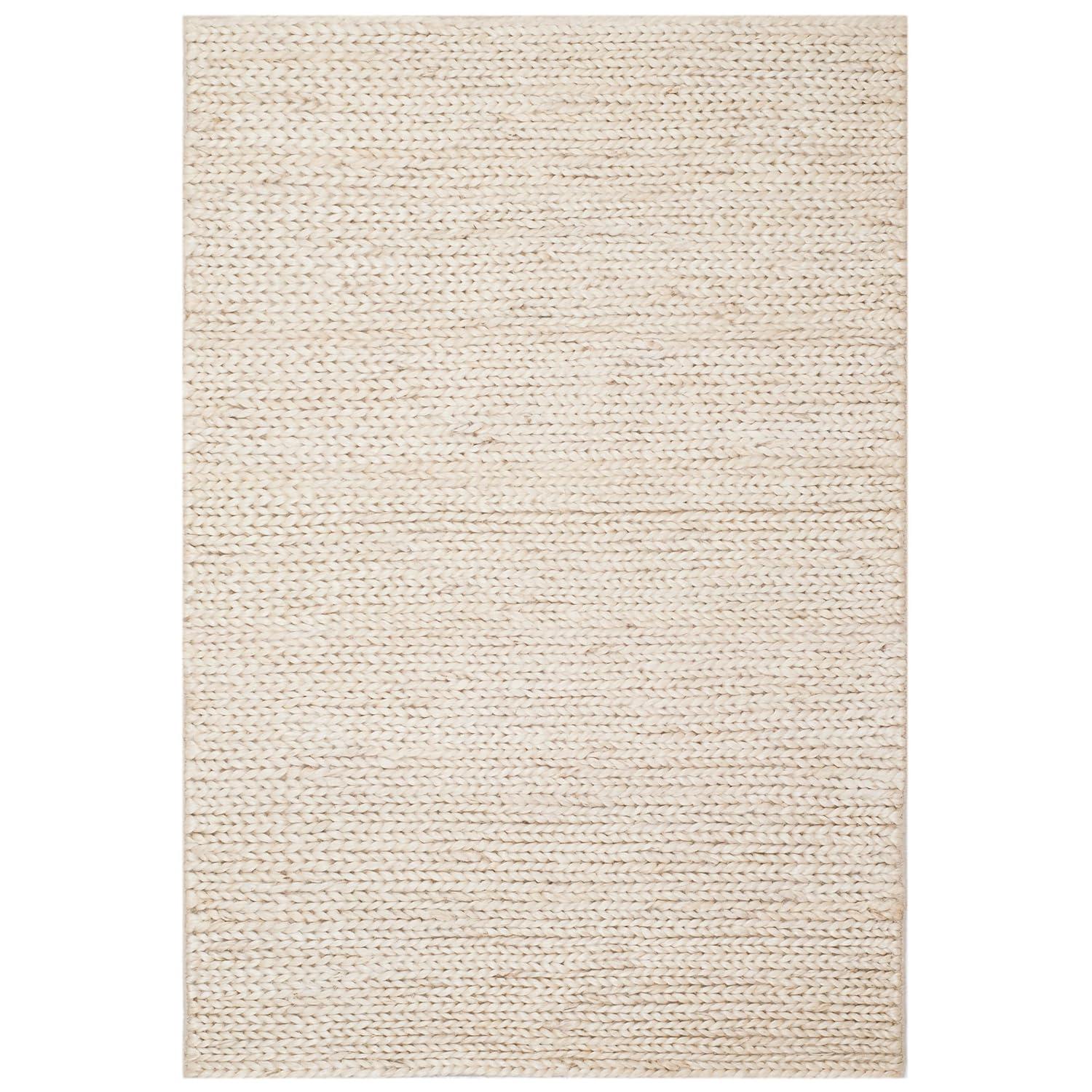 Pennsburg Natural Fiber Hand Woven Jute Chevron Rug