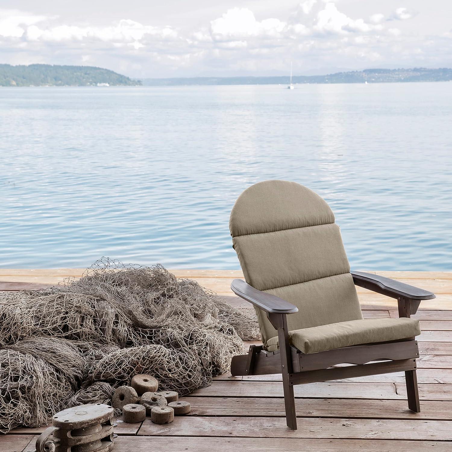 Arden Selections Oceantex Outdoor Adirondack Chair 2.5" Cushion