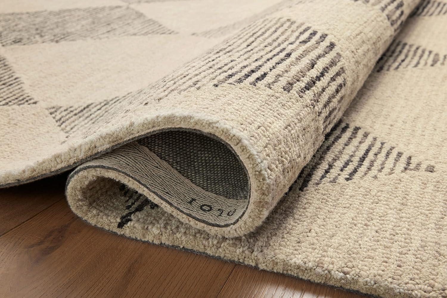 Francis Wool Beige/Charcoal Rug