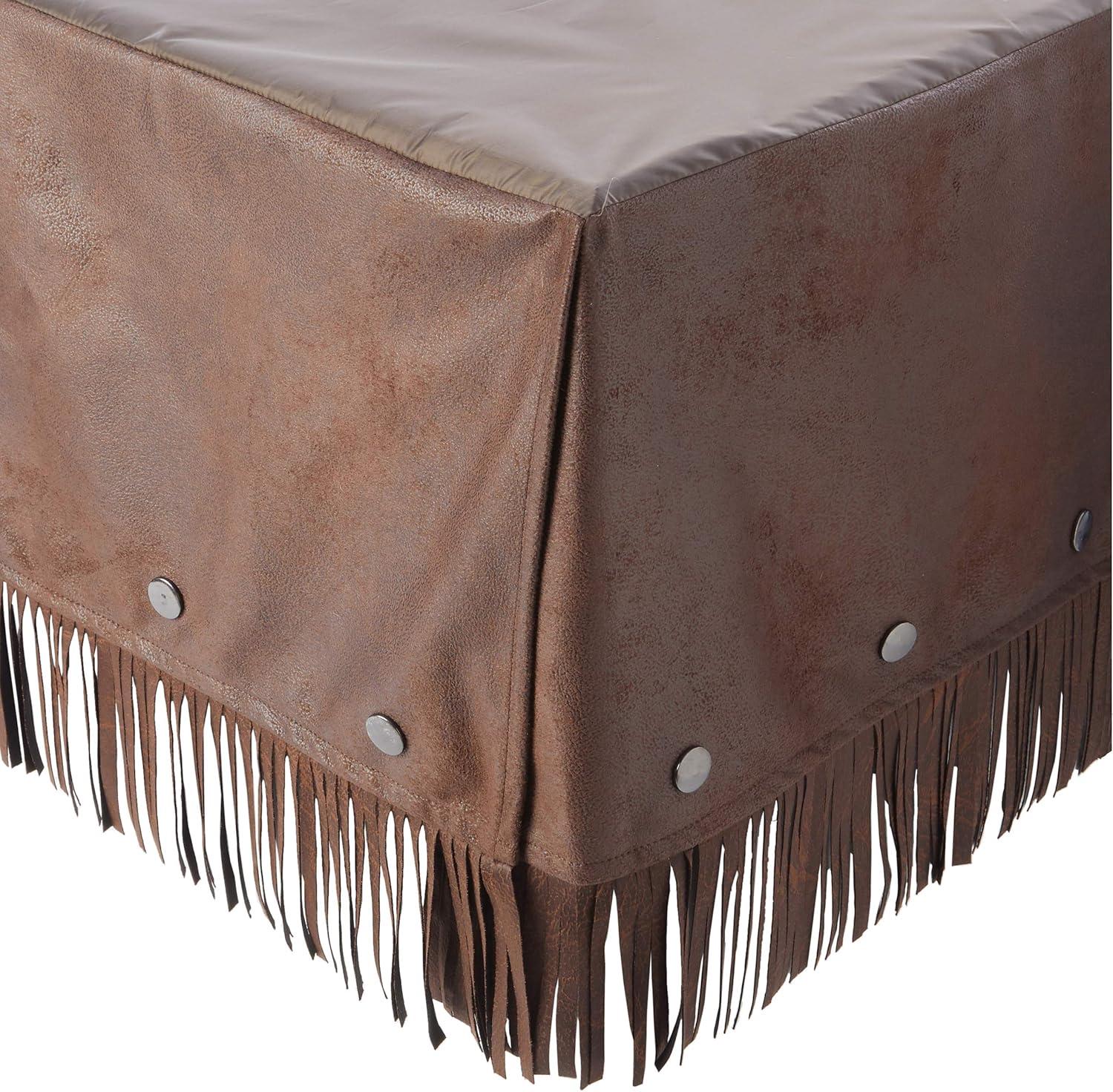 CARSTENS, INC. Woven Chenille 5-Piece Rustic Western Bedding Comforter Set, Cimarron, Full/Queen