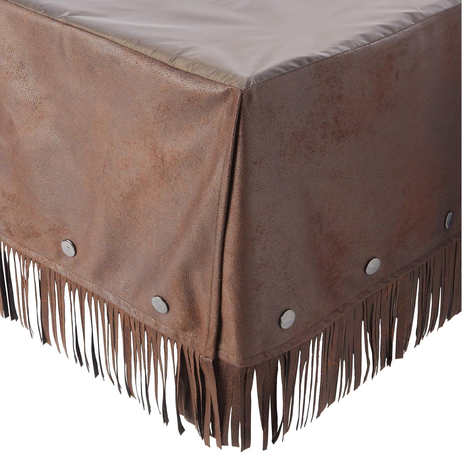 CARSTENS, INC. Woven Chenille 5-Piece Rustic Western Bedding Comforter Set, Cimarron, Full/Queen