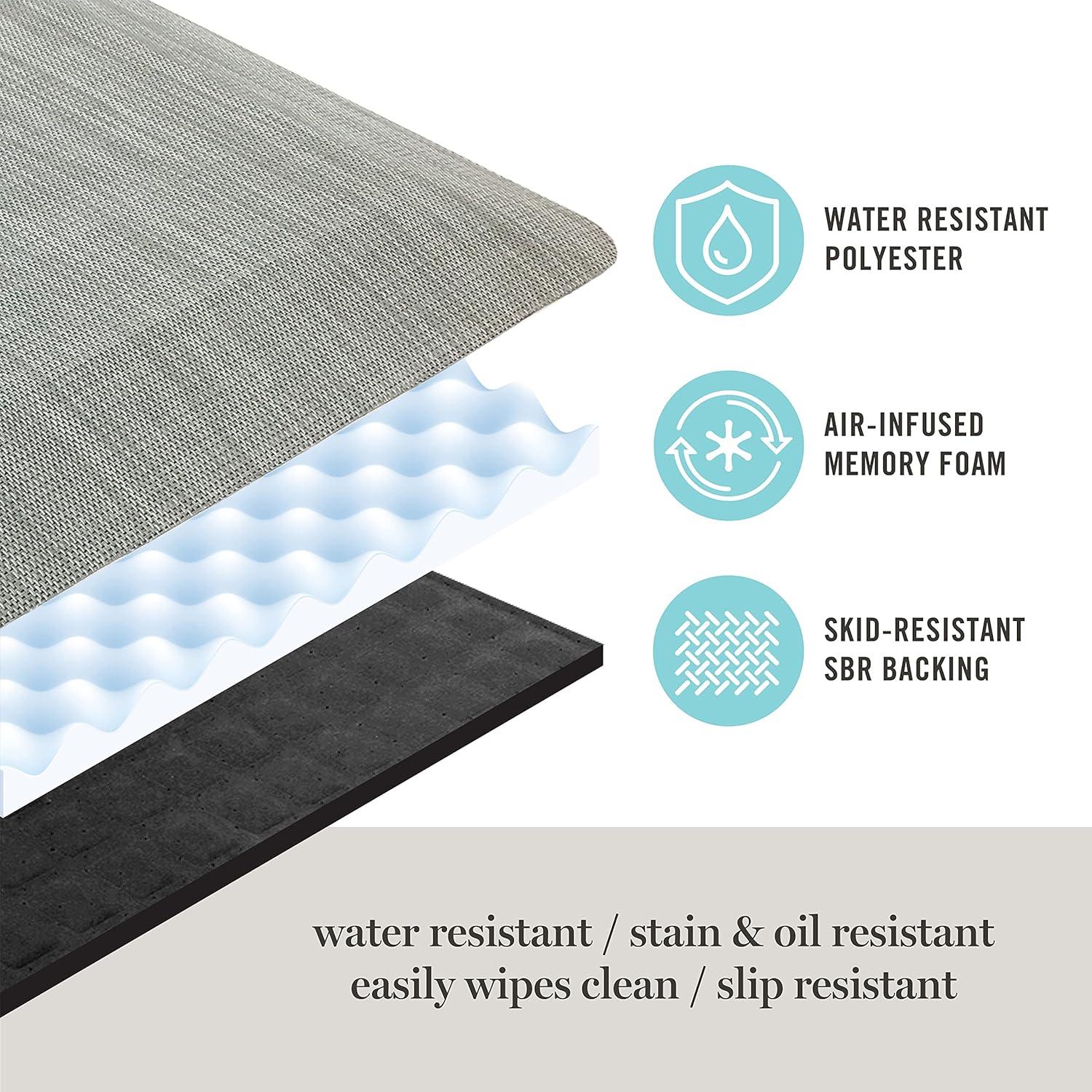 Martha Stewart Martha Stewart Miles Anti-Fatigue Air Mat Kitchen Mat