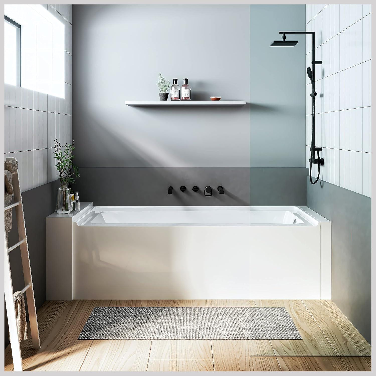 Nova 60'' x 32'' Alcove / Tile In Soaking Acrylic Bathtub