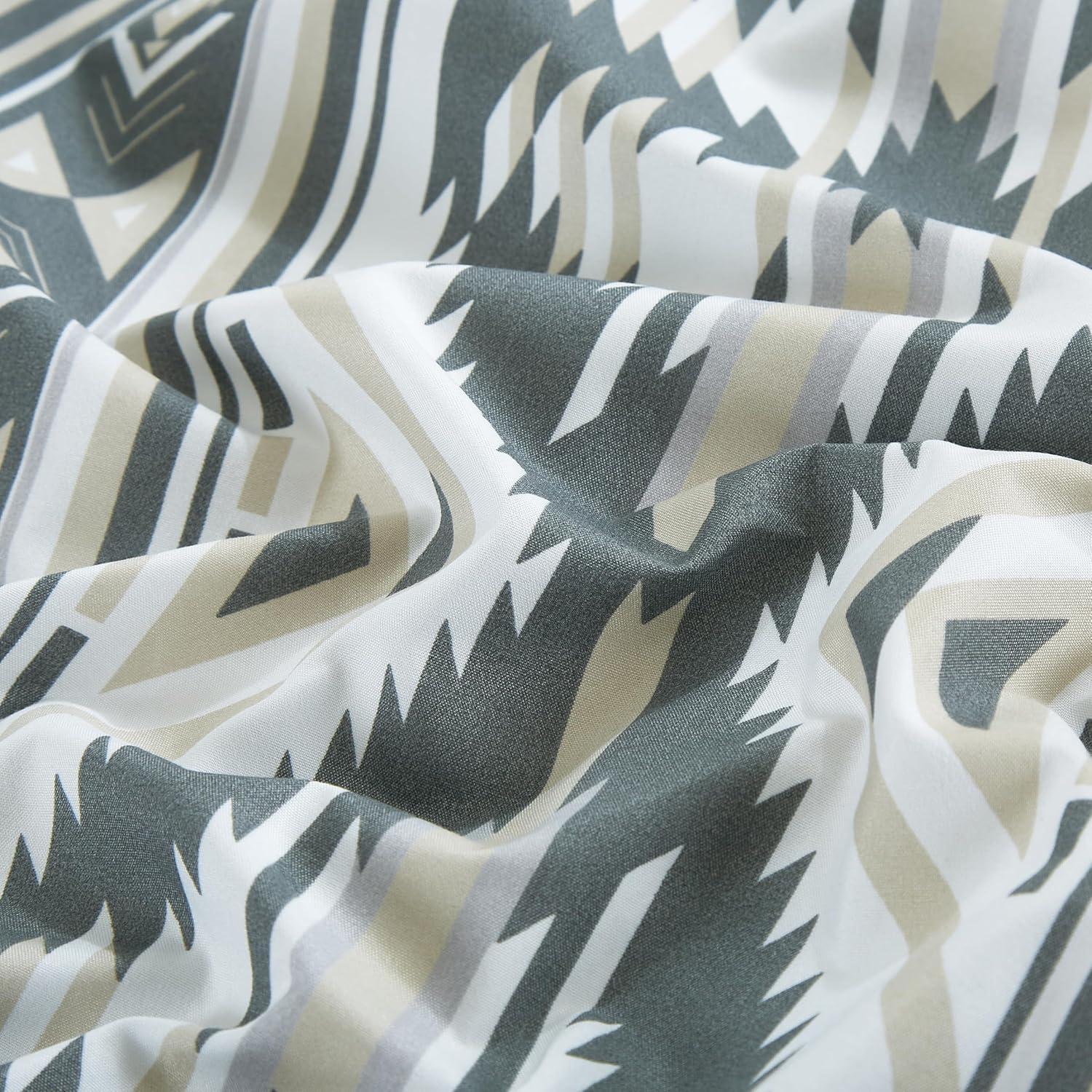 Chezmoi Collection Southwestern Geometric Printed Microfiber Bed Sheet Set