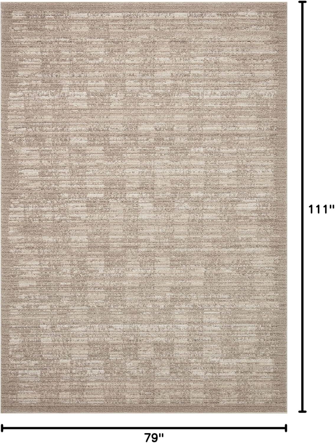 Loloi II Darby Pebble / Sand 6'-7" x 9'-3" Area Rug