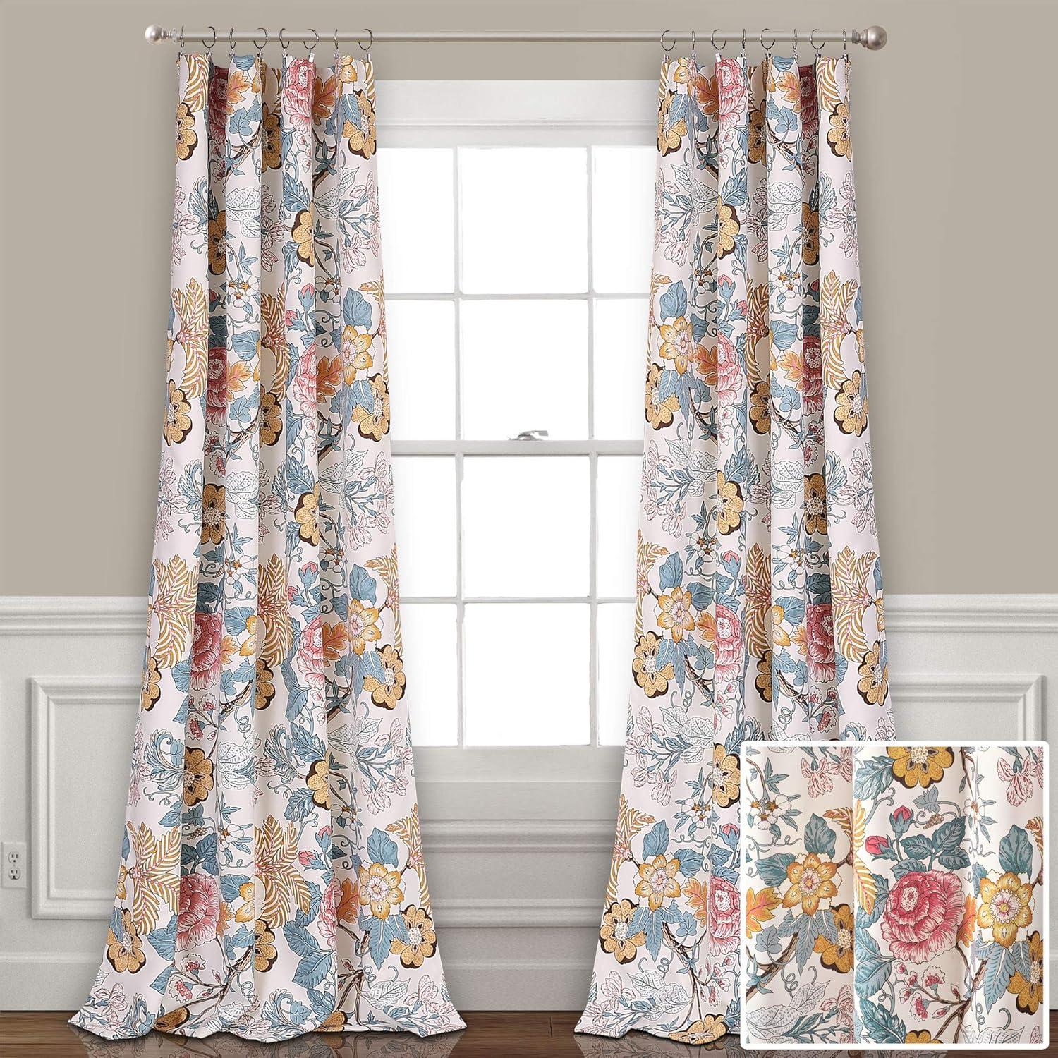 Lush Decor Polyester Room Darkening Curtain Pair (Set of 2)