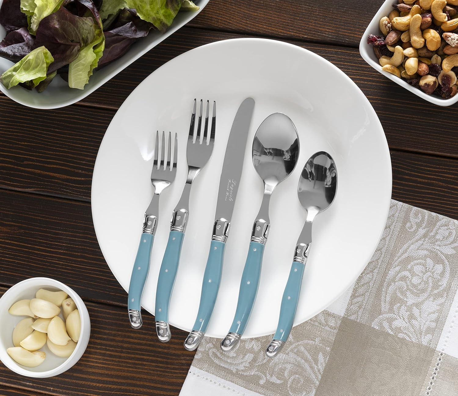 French Home French Home Laguiole 20 Piece Stainless Steel Flatware Set, Service for 4